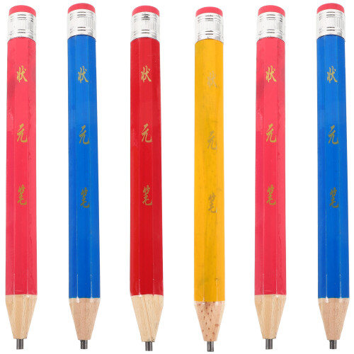 6 Unidades Lápis Infantil De 1