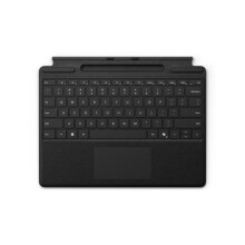 Teclado Microsoft para Surface Pro com Armazenamento de Lápis Espanhol QWERTY Preto