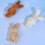 3Pcs Mini Coelho Brinquedo DIY -Chaves Crianças 8