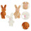 3Pcs Mini Coelho Brinquedo DIY -Chaves Crianças 4