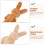 3Pcs Mini Coelho Brinquedo DIY -Chaves Crianças 10