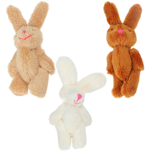 3Pcs Mini Coelho Brinquedo DIY -Chaves Crianças 2