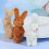3Pcs Mini Coelho Brinquedo DIY -Chaves Crianças 9