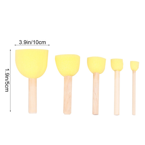 20 Pcs Pincel Para Com Esponja De Para Crianças 1