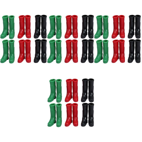 24 Pares De Miniatura Botas De Chuva Para Casa De 2