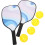 Conjunto De Raquetes E Bolas Para Pickleball E 1