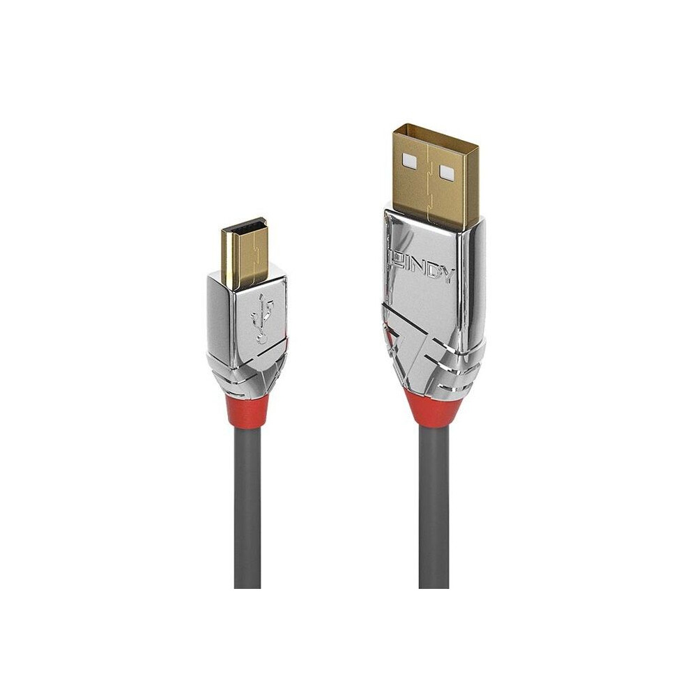 Lindy 36634 Usb Cable 5 M Usb A Mini-Usb B Grey 4002888366342
