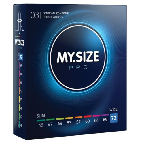 MY SIZE PRO CONDOMS 72 MM 3 UNITS