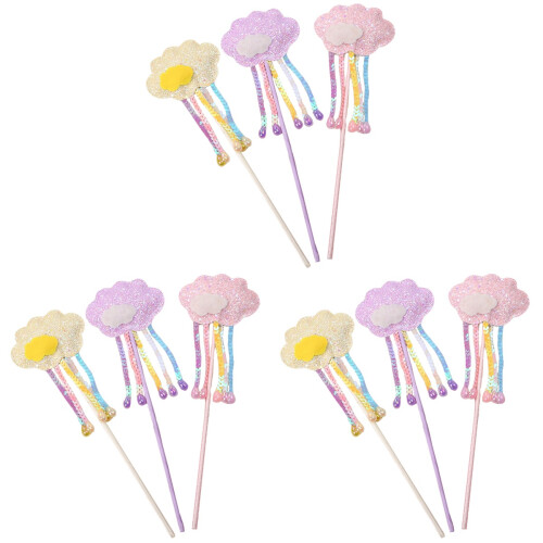 9 Peças Varinha De Com Borla Para De Aniversário 1