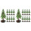 40 Unidades Mini Enfeite Árvore Natal Decoração 4