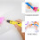 5Pcs Tábua De Desenho PVC Transparente Com 3D E 8