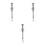 3Pcs Haste De Arremesso Para Pinball Arcade 6