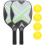 Conjunto De Raquetes De Pickleball Com Bolas Para E 5