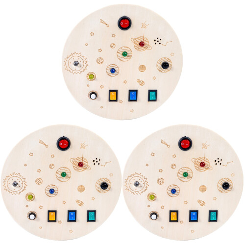 3Pcs Brinquedo Eletrônico Comutador Ocupado Tábua 1