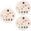 3Pcs Brinquedo Eletrônico Comutador Ocupado Tábua 6