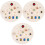 3Pcs Brinquedo Eletrônico Comutador Ocupado Tábua 3