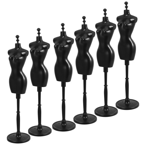 6 Peças Suporte Para Vestido De Plástico