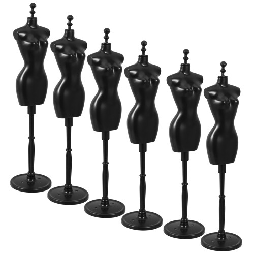 6 Peças Suporte Para Vestido De Plástico 2
