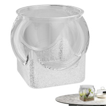 Fish Bowl Vase Clear Glass Aquarium Bowl, Floral Container Decor For Home, Bathroom, Desk, Dorm, Small