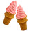 2 Stuks Gesimuleerde Ijsmodellen Decoratieve Kinder Speelgoed 3