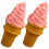 2 Stuks Gesimuleerde Ijsmodellen Decoratieve Kinder Speelgoed 5