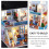 1 Set Huis Model Thema Zee Assembleerbaar Creatief Diy Speelgoed 10