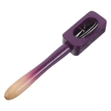 5Pcs Purple Wood Percussion Instruments for Kids Handheld Cymbals Toy