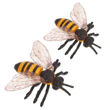 4 Bienen-Figürchen Für Lernspielzeug Kuchen-Deko Wissenschaftsprojekt