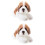 2Stk Simulation Hund Plüschfigur Cartoon Ausgestopftes Tier 7