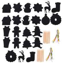 1 Set Diy Weihnachtliche Kratzkarten Papierkarten Gastgeschenke Party