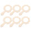 6Pcs Små Barn Diy Handtagsspegel Oavslutna Mini 7