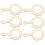 6Pcs Små Barn Diy Handtagsspegel Oavslutna Mini 5