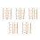 10St Tiny Bamboe Ladder Voor DIY Landschapsdecoratie 8