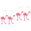 4 . Flauschige String Tiermarionette Flamingo 6