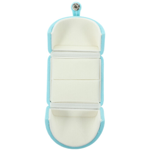Raindrops Damen Bobby Ring Box Eheringe Halter 6,5 X 6 Cm