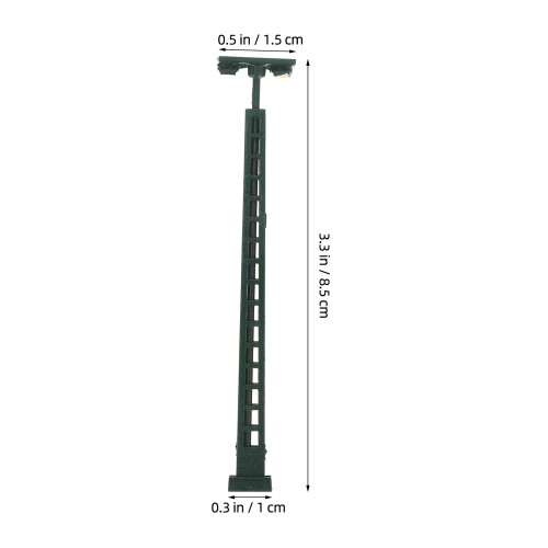 4Pcs Para De Com Mini Casa E Lâmpada 2
