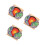 3Sets Kinder Lernpuzzle Erde Mehrfarbig Holz DIY 8