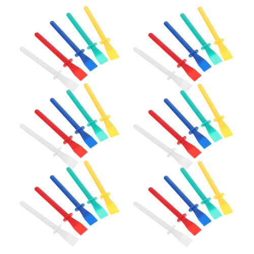 50 Pièces Bâtonnets, Brosses, Spatules Pour