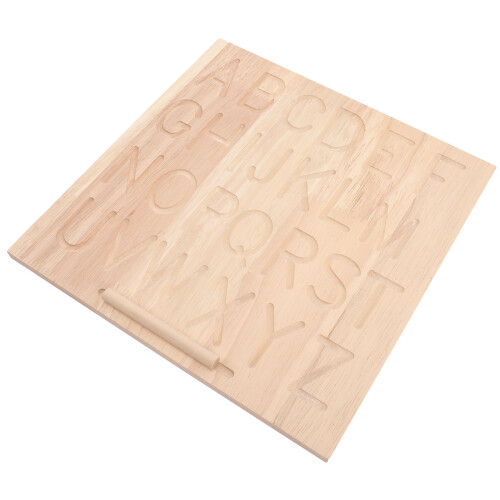 1 Set Holzbuchstaben Übungsboard Doppelseitig Mit Stift 2