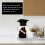1 Pièce Thème Gnome Remise Diplômes Peluche Noir 7