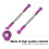 6 Pièces De Traction Réglable 88mm Pour Attache Rapide RC Violet 11