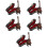 5 Sets Mini Gitarren Aus Holz, Deko Modell, 8