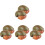 8 Pièces Figurine Simulée Escargot Animal Éducatif 4