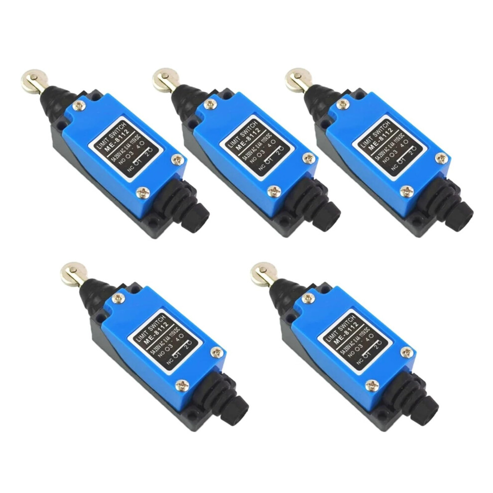 5Pcs 1Nc 1No Parallel Roller Plunger Actuator Limit Switch Ac 250V 9105992595921