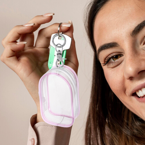 4 Piezas Bolsa Transparente Para Exhibición Mini 2
