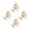 4 Pièces Miniature Fabriqué Main Étui Support 4