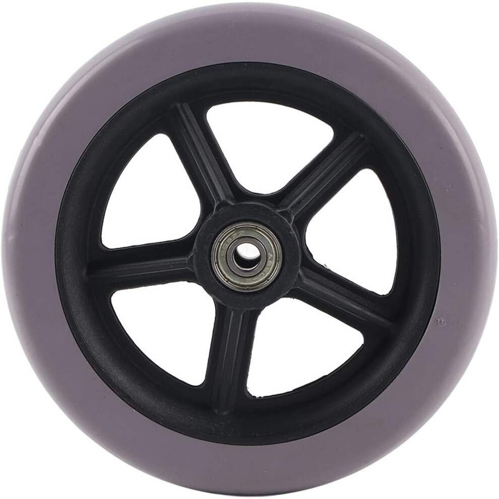 Replacement Wheelchair Front Wheels, Universal Walker Casters for Smooth Indoor Outdoor Use, Load Capacity 120 Kg, Non-Slip Wear-Resistant Surface Com