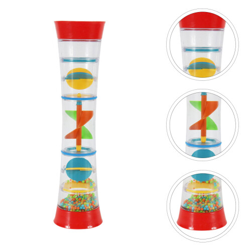 1Pc Kids Educational Hand Bell With Kaleidoscope 1