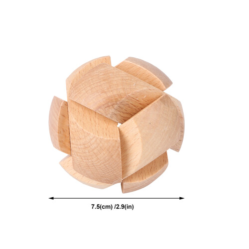 4 Unidades Bloques Madera Ming Luban Ingenio
