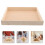 2Pcs Mini Square Sandbox For Kids Sand Play Tray And Storage Container 11